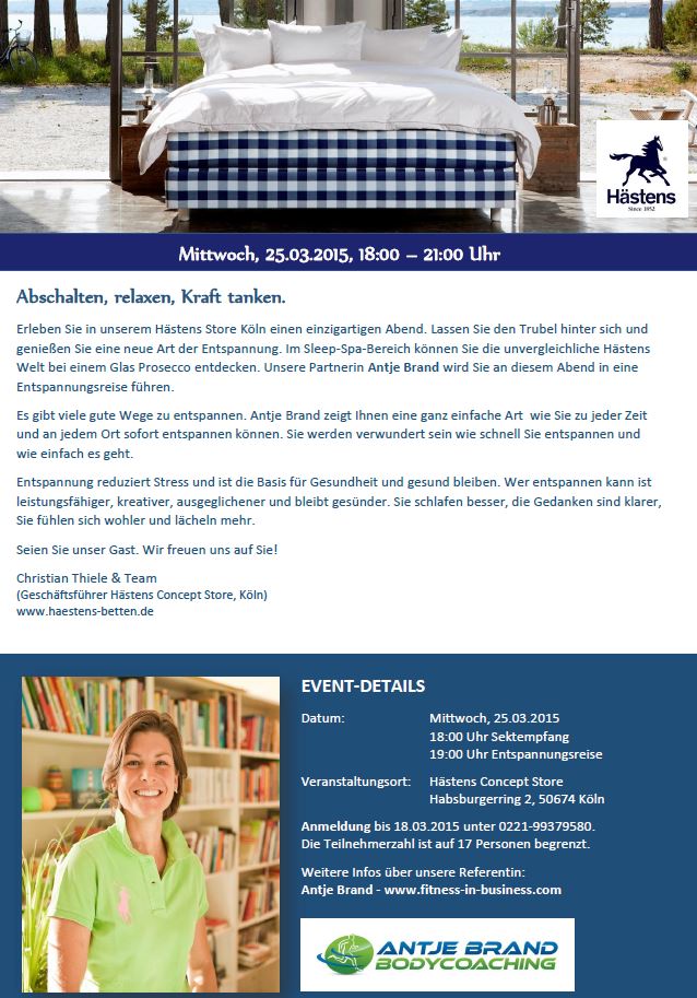 Hästens in Köln und Düsseldorf